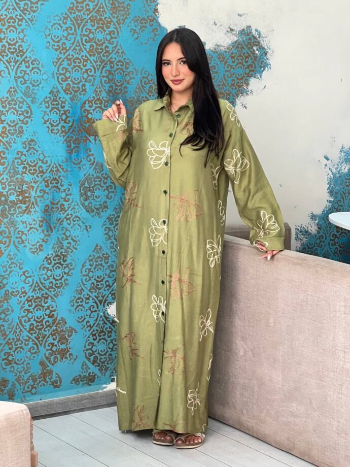 ⁦Robe Motifs Floraux⁩ - الصورة ⁦2⁩